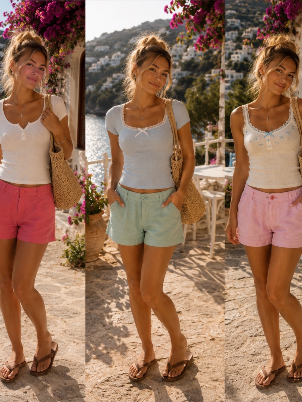 Color Shorts Bundle Sz 6,8